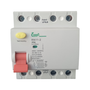 Three-phase residual current device